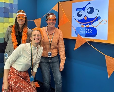 Picture off the Safety team on Patient Safety day