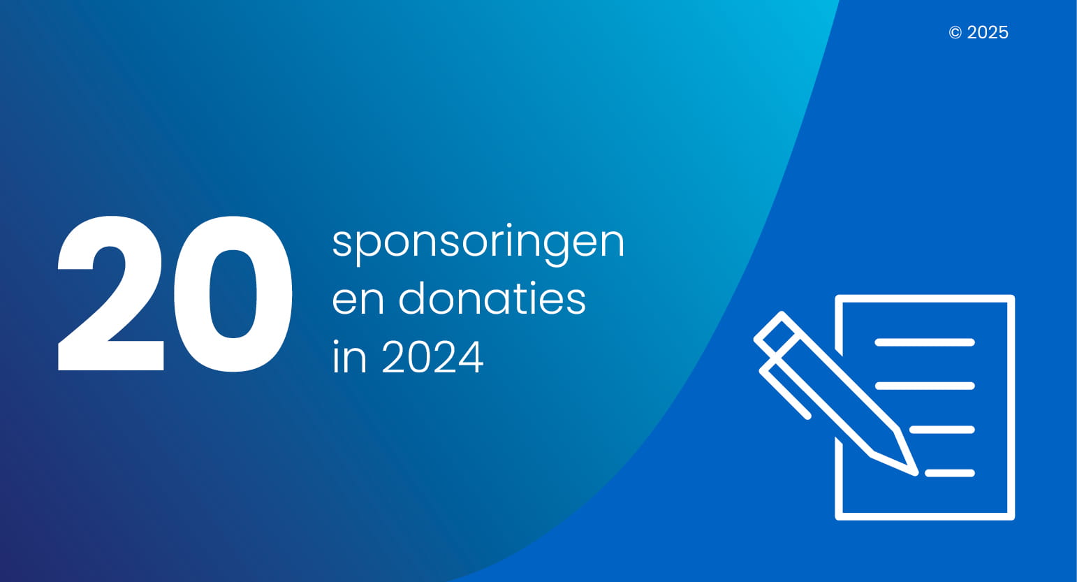 Dit icoon geeft aan dat Amgen in Nederland 19 sponsorcontracten afgesloten in 2023. Deze contracten hebben als doel de zorg voor patiënten in Nederland te verbeteren.