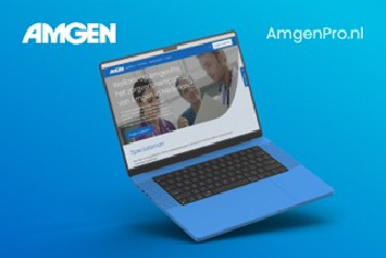 Homepage van AmgenPro – het online portaal voor zorgprofessionals in Nederland
